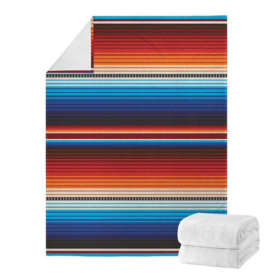 Tribal Mexican Blanket Pattern Print Blanket