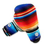 Tribal Mexican Blanket Pattern Print Boxing Gloves