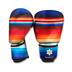 Tribal Mexican Blanket Pattern Print Boxing Gloves