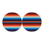 Tribal Mexican Blanket Pattern Print Car Coasters