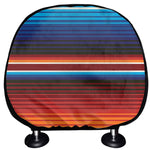 Tribal Mexican Blanket Pattern Print Car Headrest Covers