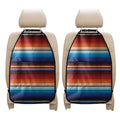 Tribal Mexican Blanket Pattern Print Car Seat Organizers