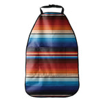 Tribal Mexican Blanket Pattern Print Car Seat Organizers