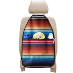 Tribal Mexican Blanket Pattern Print Car Seat Organizers
