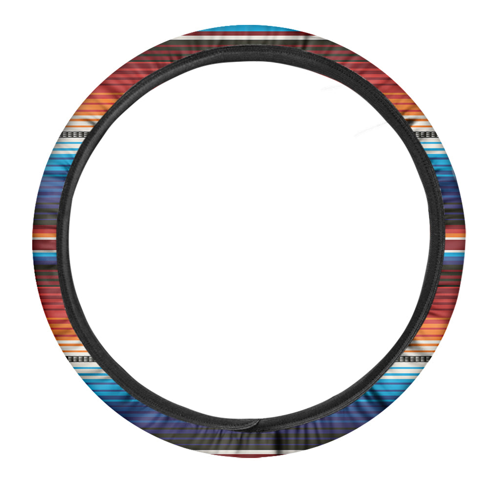Tribal Mexican Blanket Pattern Print Car Steering Wheel Cover