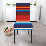 Tribal Mexican Blanket Pattern Print Dining Chair Slipcover