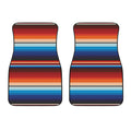 Tribal Mexican Blanket Pattern Print Front Car Floor Mats