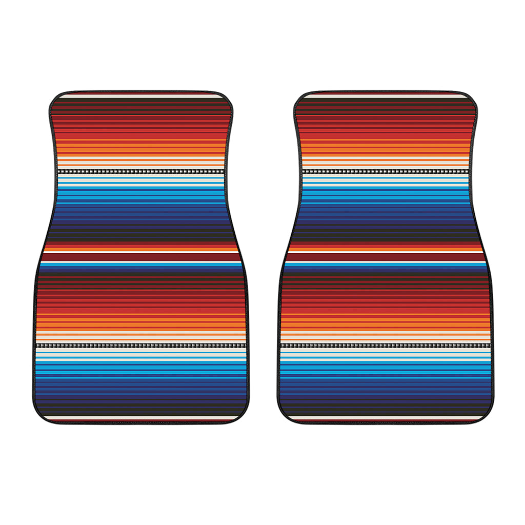 Tribal Mexican Blanket Pattern Print Front Car Floor Mats