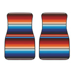 Tribal Mexican Blanket Pattern Print Front Car Floor Mats