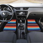 Tribal Mexican Blanket Pattern Print Front Car Floor Mats