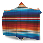 Tribal Mexican Blanket Pattern Print Hooded Blanket