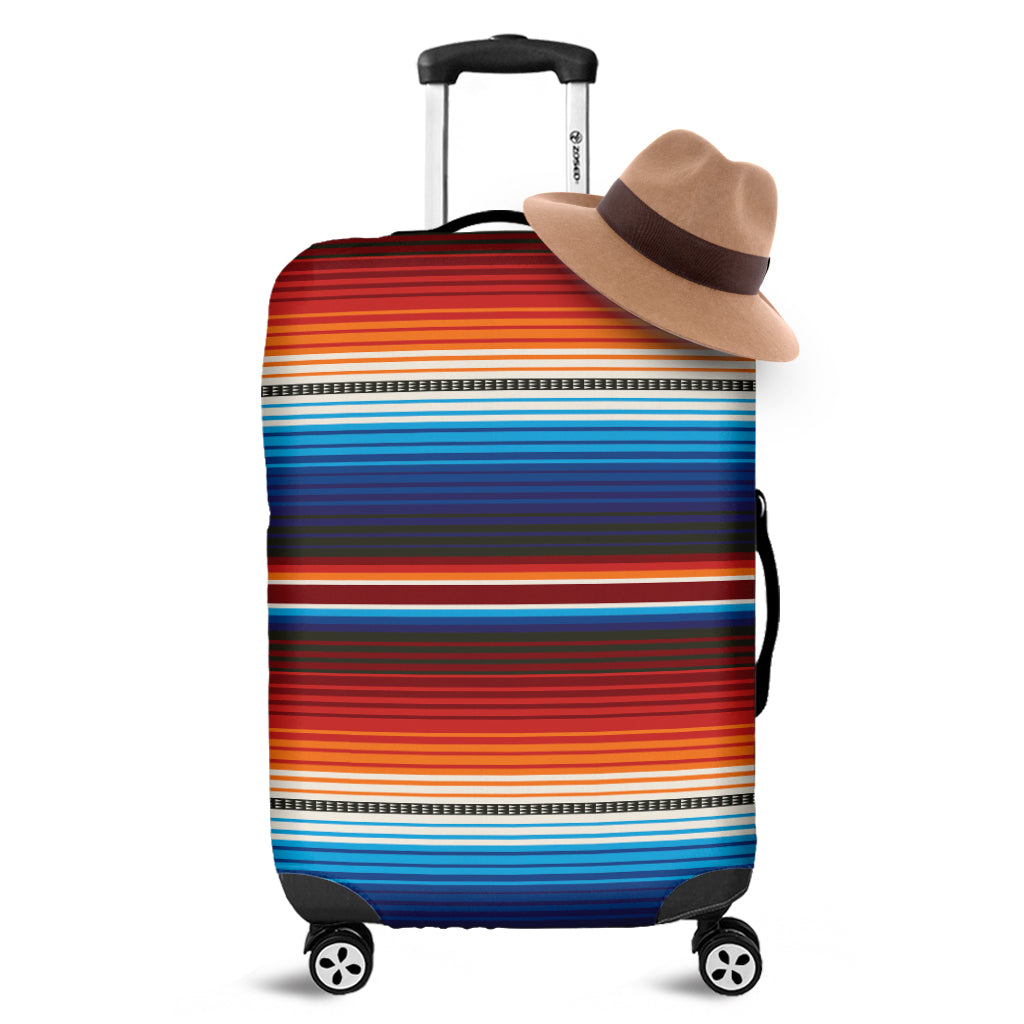 Tribal Mexican Blanket Pattern Print Luggage Cover