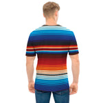 Tribal Mexican Blanket Pattern Print Men's T-Shirt