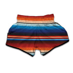 Tribal Mexican Blanket Pattern Print Muay Thai Boxing Shorts