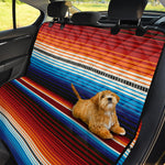 Tribal Mexican Blanket Pattern Print Pet Car Back Seat Cover