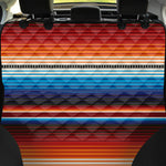 Tribal Mexican Blanket Pattern Print Pet Car Back Seat Cover