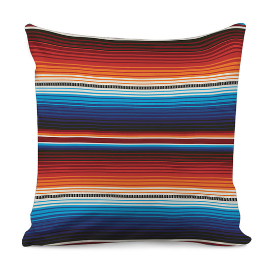 Tribal Mexican Blanket Pattern Print Pillow Cover