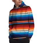 Tribal Mexican Blanket Pattern Print Pullover Hoodie