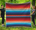 Tribal Mexican Blanket Pattern Print Quilt