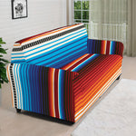 Tribal Mexican Blanket Pattern Print Sofa Cover