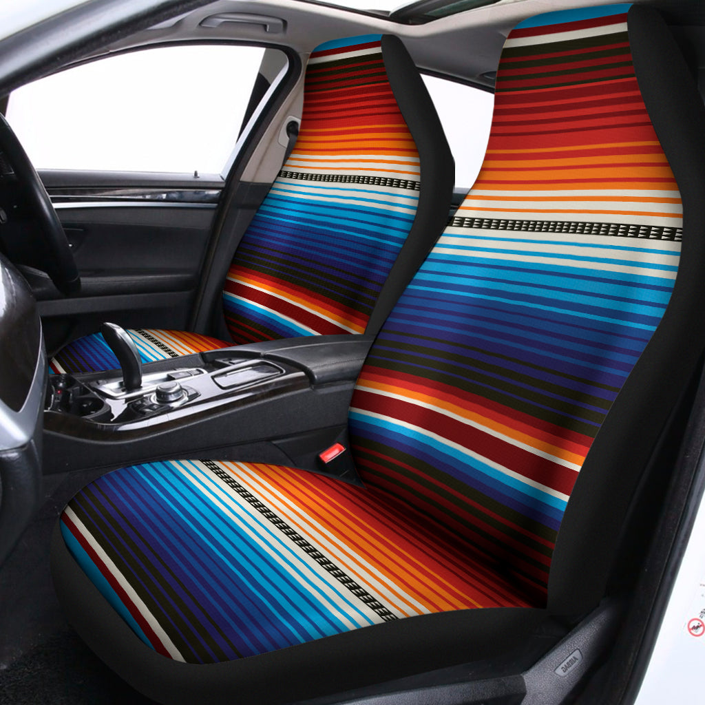 Tribal Mexican Blanket Pattern Print Universal Fit Car Seat Covers