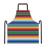 Tribal Mexican Blanket Stripe Print Apron