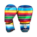 Tribal Mexican Blanket Stripe Print Boxing Gloves