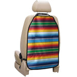 Tribal Mexican Blanket Stripe Print Car Seat Organizers