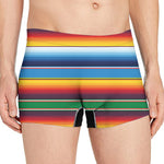 Tribal Mexican Blanket Stripe Print Men's Boxer Briefs