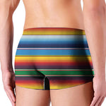 Tribal Mexican Blanket Stripe Print Men's Boxer Briefs