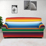 Tribal Mexican Blanket Stripe Print Sofa Cover