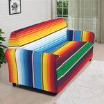Tribal Mexican Blanket Stripe Print Sofa Cover