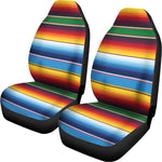 Tribal Mexican Blanket Stripe Print Universal Fit Car Seat Covers