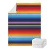 Tribal Mexican Serape Pattern Print Blanket