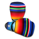 Tribal Mexican Serape Pattern Print Boxing Gloves