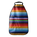 Tribal Mexican Serape Pattern Print Car Seat Organizers