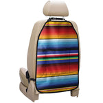 Tribal Mexican Serape Pattern Print Car Seat Organizers