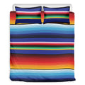 Tribal Mexican Serape Pattern Print Duvet Cover Bedding Set