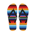 Tribal Mexican Serape Pattern Print Flip Flops