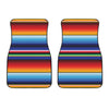 Tribal Mexican Serape Pattern Print Front Car Floor Mats