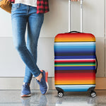 Tribal Mexican Serape Pattern Print Luggage Cover