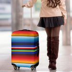 Tribal Mexican Serape Pattern Print Luggage Cover