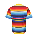 Tribal Mexican Serape Pattern Print Men's Baseball Jersey