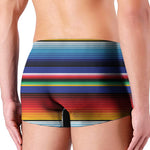 Tribal Mexican Serape Pattern Print Men's Boxer Briefs