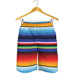 Tribal Mexican Serape Pattern Print Men's Shorts