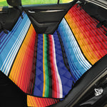 Tribal Mexican Serape Pattern Print Pet Car Back Seat Cover