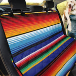 Tribal Mexican Serape Pattern Print Pet Car Back Seat Cover