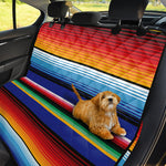 Tribal Mexican Serape Pattern Print Pet Car Back Seat Cover