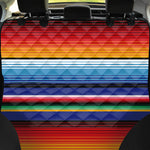 Tribal Mexican Serape Pattern Print Pet Car Back Seat Cover