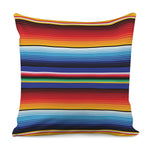 Tribal Mexican Serape Pattern Print Pillow Cover